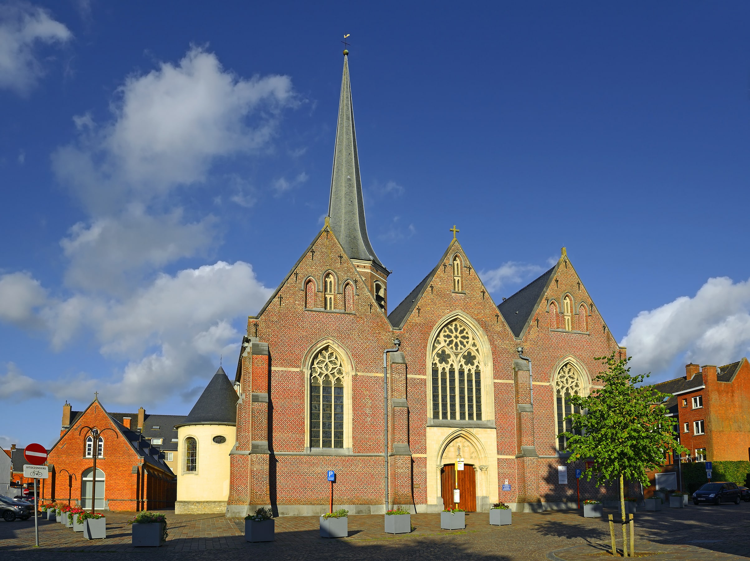 Tielt, Belgium - Sint-Pieterskerk (Saint Peter's Church). Tielt is a Belgian municipality in the province of West Flanders. Strasbourg